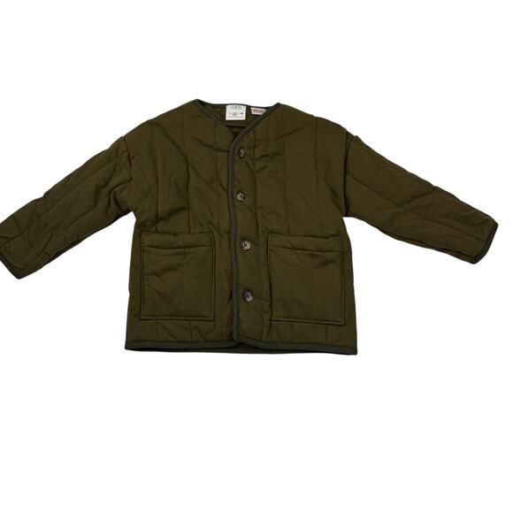 Zara Other - Zara Olive Green Quilted Jacket